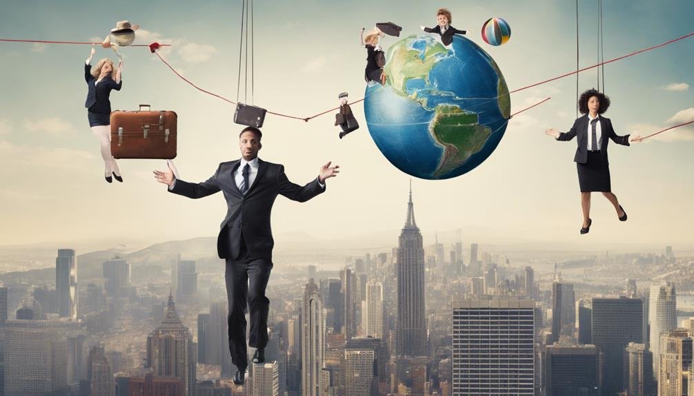 expat balancing work life abroad